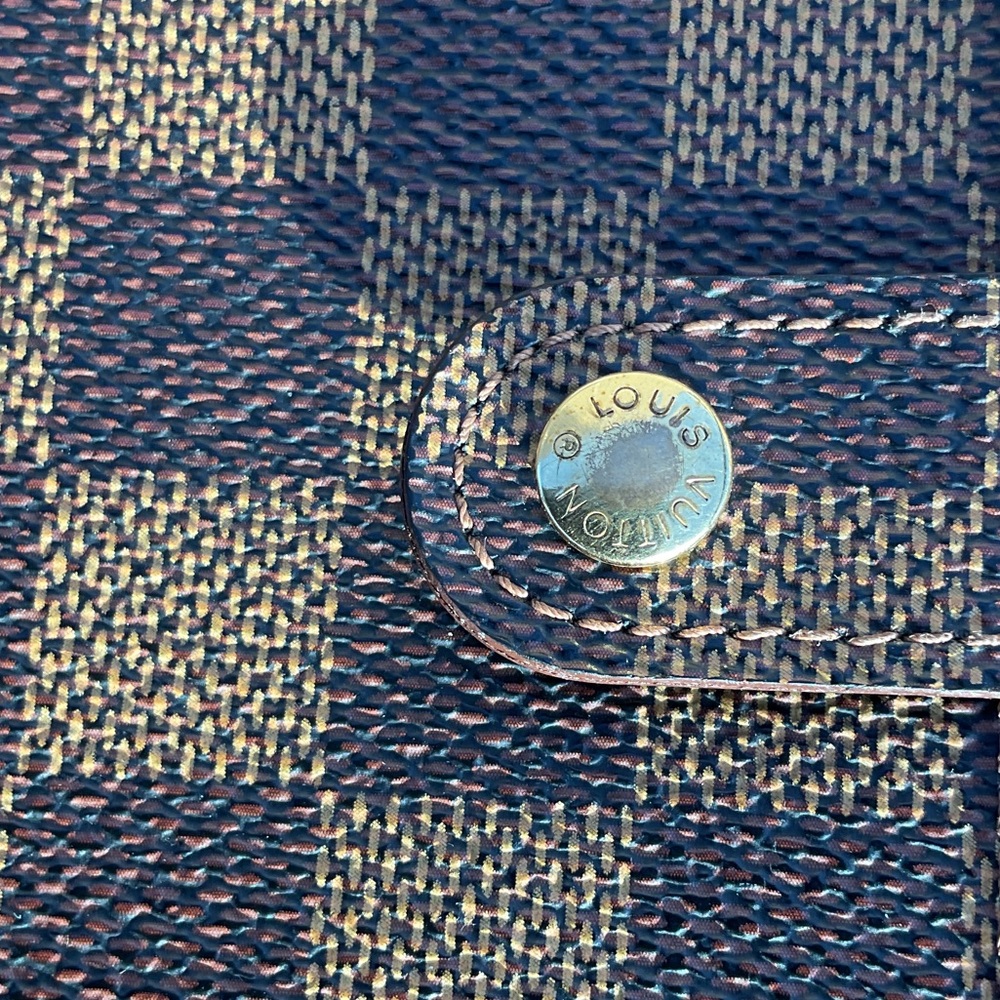 Louis Vuitton Agenda PM Ebene Planner with Gold Accents - Picture 4 of 13